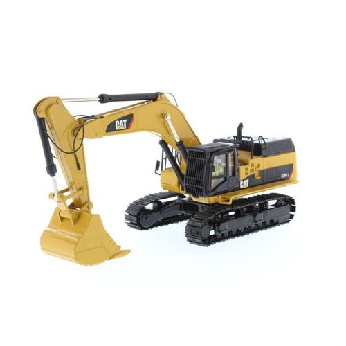Raupenbagger CATERPILLAR 374DL mit Fahrer und Metallgehäuse (DCM85274)