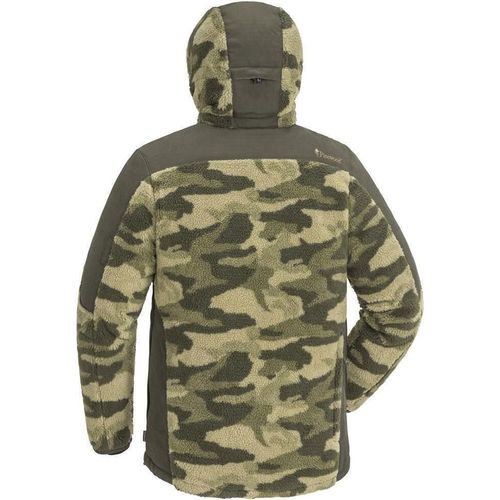 Pinewood Esbo Pile Camou Jacke Jungle Green/Suede Brown - Größe: L