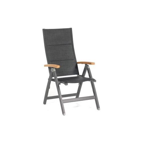 Sonnenpartner Klappsessel Sierra Aluminium mit Textilen anthrazit Klapp-Sessel Klappstuhl