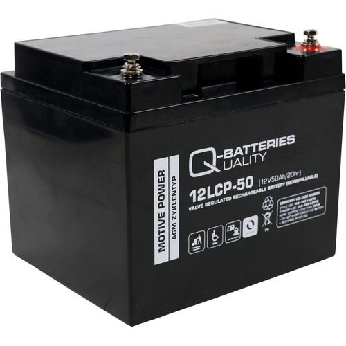 Ersatzakku für Panasonic LC-XC1238P 12V 50Ah AGM Batterie zyklenfest