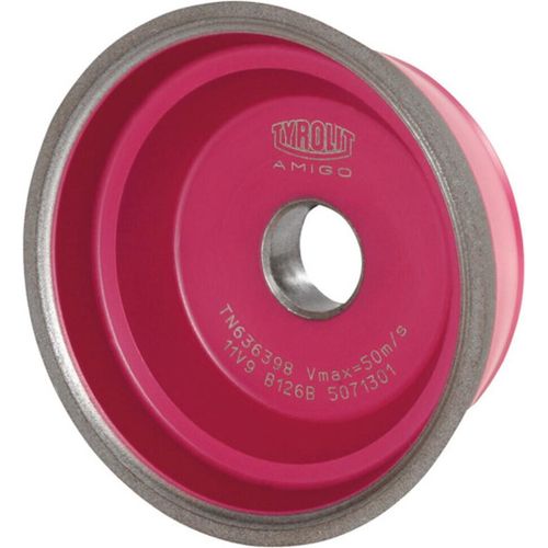 TYROLIT CBN-Topf-Schleifscheibe DxTxH (mm), 100x35x20, Typ: B126, 597240 B126