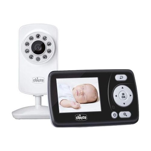 Chicco 00010159000000 Baby-Videoüberwachung 200 m FHSS Schwarz, Weiß