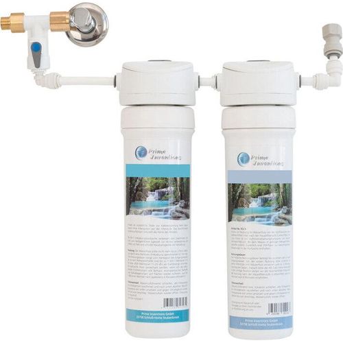 Wasserfiltersystem Haupt- & Erweiterungsfilterstufe AA Inline von Carbonit & Prime Inventions Sediment & EM IFP Premium 5