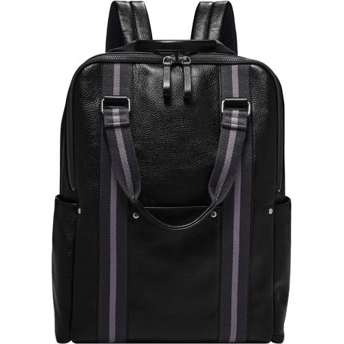FOSSIL Freizeitrucksack Rucksack mit Laptopfach Houston Backpack Black schwarz