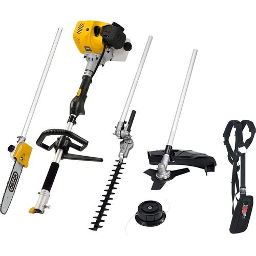 TEXAS Gartenpflegeset Benzin Freischneider Heckenschere Rasentrimmer BCU43M 4in1