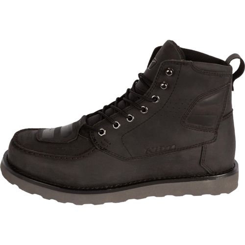 Klim Blak Jak Leather Motorradstiefel, schwarz, 7