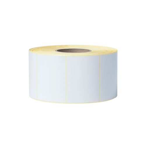 Brother Premium - Halbglänzend - Oberseite beschichtet - weiß - 102 x 74 mm 2940 Etikett(en) (1 Rolle(n)