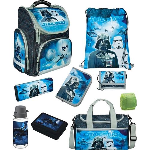 Star Wars Classic Schulranzen-Set 9tlg. Modell CLOU Ranzen 1. Klasse mit Sporttasche