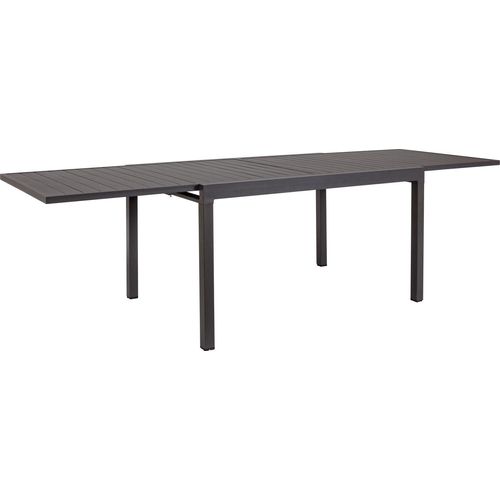 Gartentisch - Anthrazit - Aluminiumrahmen - 135 x 90 cm - ausziehbar