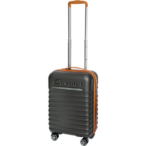 Handgepäck Hartschalenkoffer Trolley Grau Rollenkoffer 55 cm Cavalet - BOWATEX
