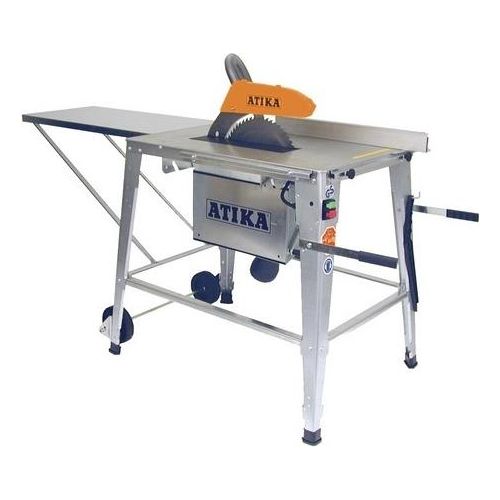 Tischkreissäge Atika HT 315 3000 W, vormontierter Sägetisch mit Spankasten und Motor