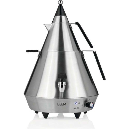 BEEM PYRAMID Samowar 4 l Teekocher Teekanne mit Sieb Ablasshahn 2500 W Privat Hotel Gastro pyramid black Wasserkocher Gastronomie Heißwasserspender
