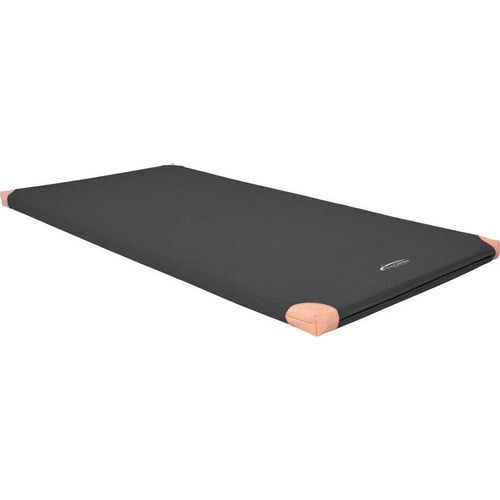 Grevinga® Turnmatte in Schwarz (RG 35) | 200 x 100 x 6 cm | mit Lederecken