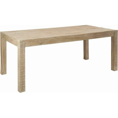 Tisch Suri Mangoholz Massiv Antique Weiß Esstisch Esszimmertisch 180x90x76 cm