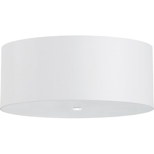 Kronleuchter OTTO 70 weiß 6xE27 60W Stoff, Glas, Stahl 35x70x70cm Sollux Lighting