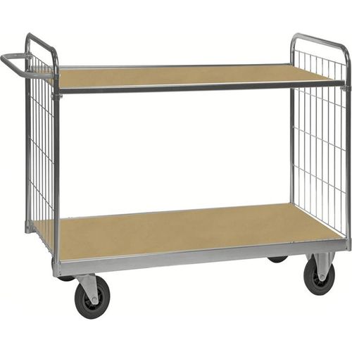 Kongamek ESD-Etagenwagen Serie 9000-S mit 2 Etagen 1000x600mm Ladefläche mit Bremse