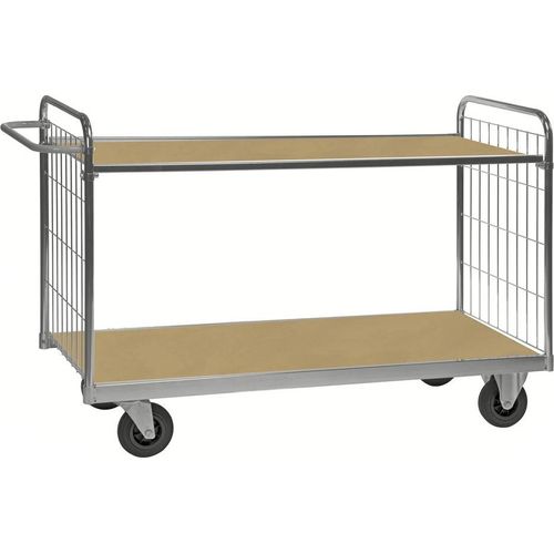 Kongamek ESD-Etagenwagen Serie 9000-XL mit 2 Etagen 1600x600mm Ladefläche ohne Bremse