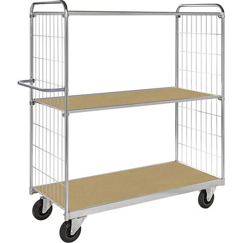 Kongamek ESD-Etagenwagen Serie 9000-XL mit 3 Etagen 1600x600mm Ladefläche mit Bremse