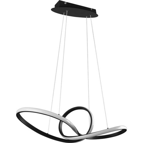 LED Hängeleuchte, schwarz-matt, Switch-Dimmer, H 150 cm