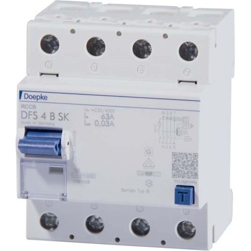 DOEPKE&CO. FI-Schutzschalter B 4p 440V 125A 0,3A 4TE REG