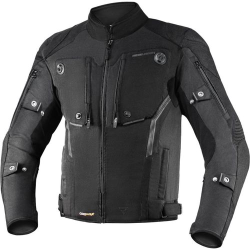 Rebelhorn Borg Motorrad Textiljacke Farbe: Schwarz, Grösse: XS