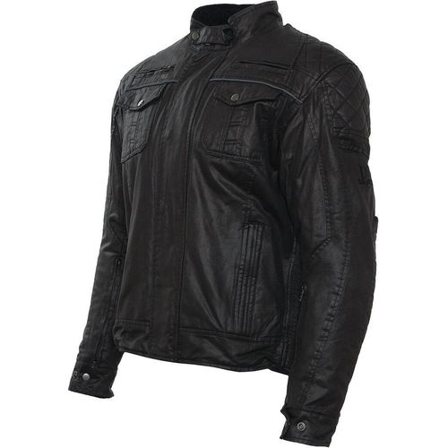 Bores Alfredo wasserdichte Motorrad Textiljacke, schwarz, M