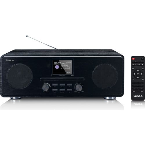 Lenco DAR-061BK - DAB+/FM-Radio mit CD-Player und Bluetooth® - Schwarz