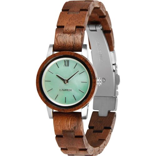 LAiMER Damen Uhr 0161 Nina Walnussholz mit Perlmutt