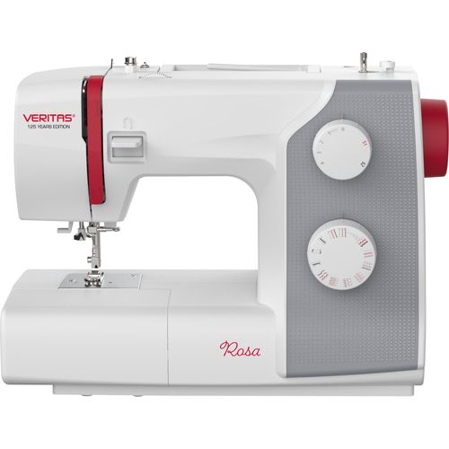 VERITAS Rosa Nähmaschine 4-Stufen-Knopflochprogramm 23 Stichprogramme