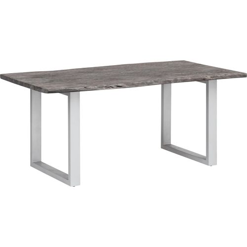 Esstisch Bullwer Grau silberfarben 200x100 cm