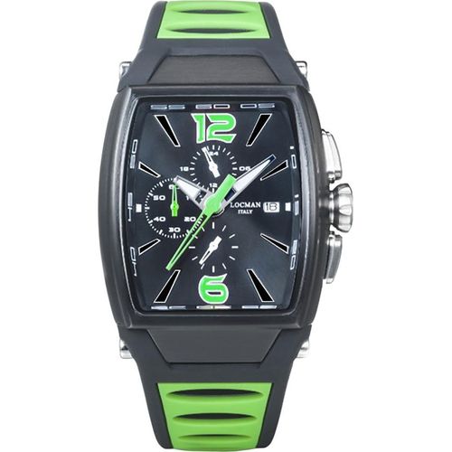 Chronograph Locman Grün Kollektion New Tremila - mann