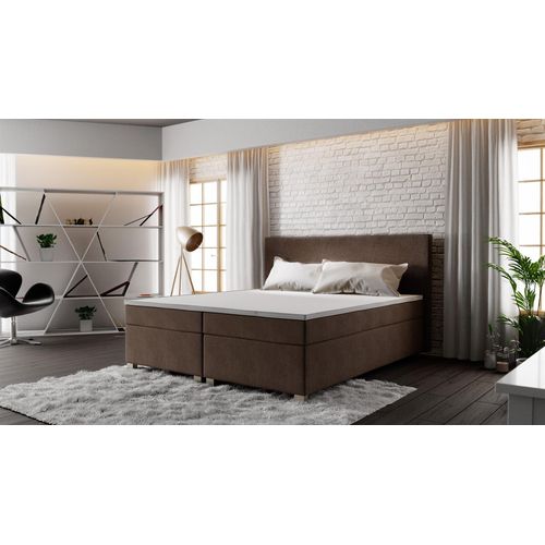 Boxspringbett Schlafzimmerbett OLIVER 140x200cm Braun