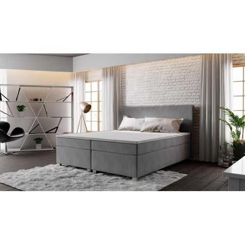 Boxspringbett Schlafzimmerbett OLIVER 160x200cm Grau