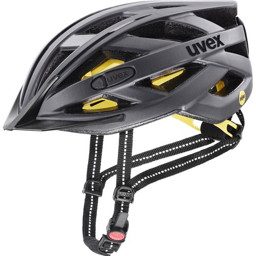 Uvex Fahrradhelm City i-vo MIPS Titan matt 56 60 cm Helme Radfahren Komfortschale