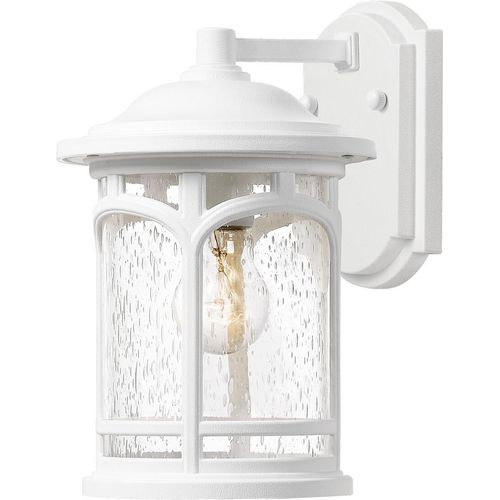 Elstead Marblehead Außen-Wandleuchte E27 26cm Weiß IP44 Anti-Meerwasser