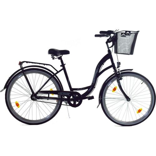 28 Zoll Mädchen Damen City Fahrrad Rad Bike 3 GANG NEXUS Reflex Schwar