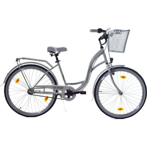 28 Zoll Mädchen Damen City Fahrrad Rad Bike 3 GANG NEXUS Reflex Weiß