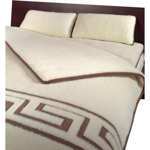 Bettdecke Wolldecke Greca 140x200 -