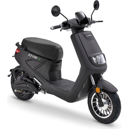 Elektroroller LuXXon E2100 - E-Roller mit 2000 Watt Motor, max. 45 km/h, Reichweite bis zu 50 km, schwarz