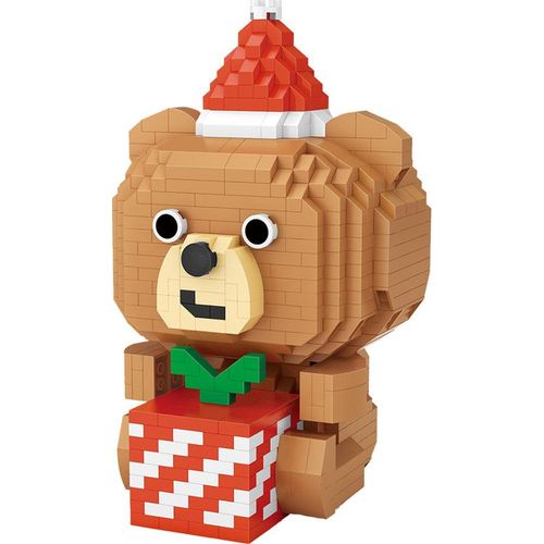 Blocksteine Spielzeug Weihnachtsbär Montage Modell Puzzle Kinder Spielzeug Geschenk Modell 997