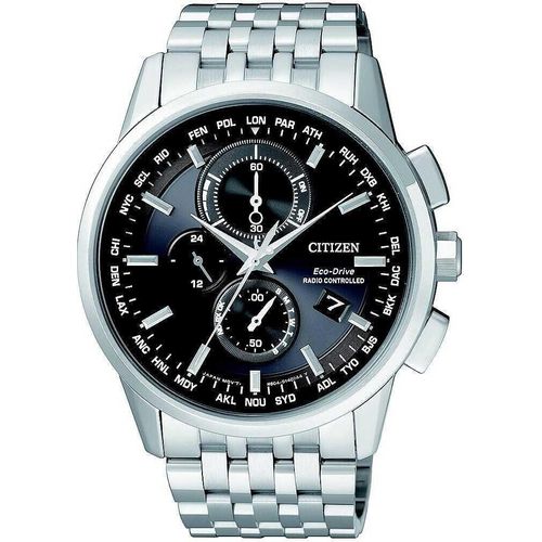 Chronograph Citizen Versilbert/Stahl Kollektion Eco-Drive - mann