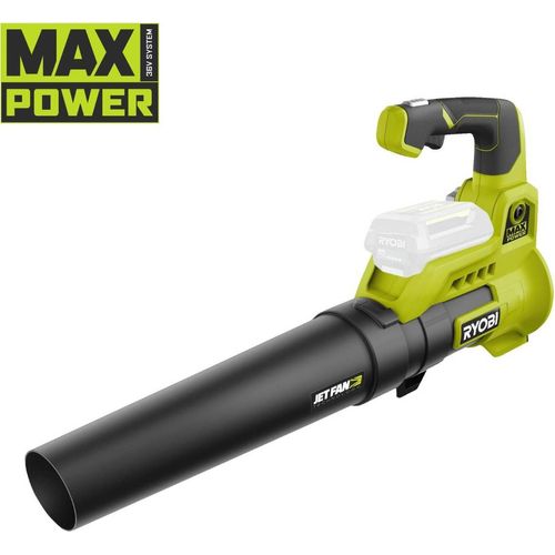RYOBI Akku-Laubgebläse RY36BLA-0 36V, Akku-Laubbläser, Akku-Laubsauger, Turbo-Modus, Luftgeschwindigkeit 152 km/h