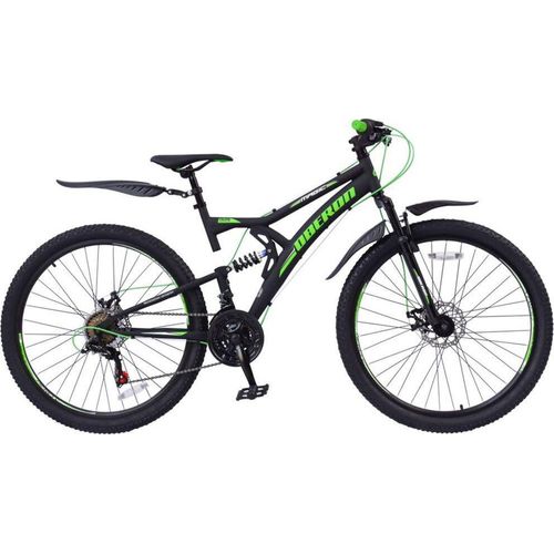 27,5 Zoll Kinder Jungen Fahrrad Mountainbike MTB Fully Rad Oberon Grün