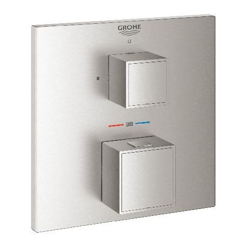 Thermostat-Brausebatterie EUROCUBE FMS f Rapido SmartBos (35600) superst 24153DC0