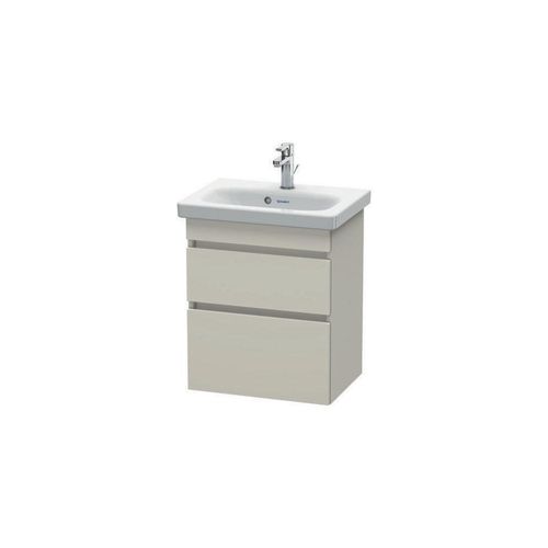 Duravit DuraStyle - Waschtischunterschrank Compact, 610x500x368 mm, mit 2 Aufzüge, weiß glänzend DS640302222