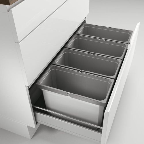 Cox® Box 275 S/900-4, Abfallsammler für vorhandene Auszüge, hellgrau