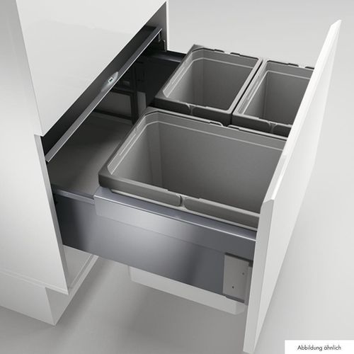 Naber Abfallsammler Abfalleimer Mülleimer Frontauszug Müllsystem Vollauszug