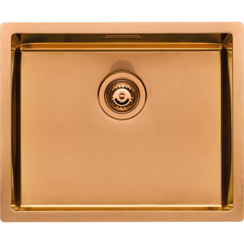 NABER 1015030 LUSSO 1 Einbauspüle, kupferfarbig, PVD-Beschichtung, ab 60 cm Schrankbreite / Spüle / Einzelbecken