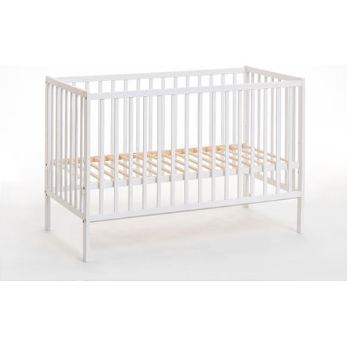 Babybett CYPI II 60 x 120 cm, weiße Matte