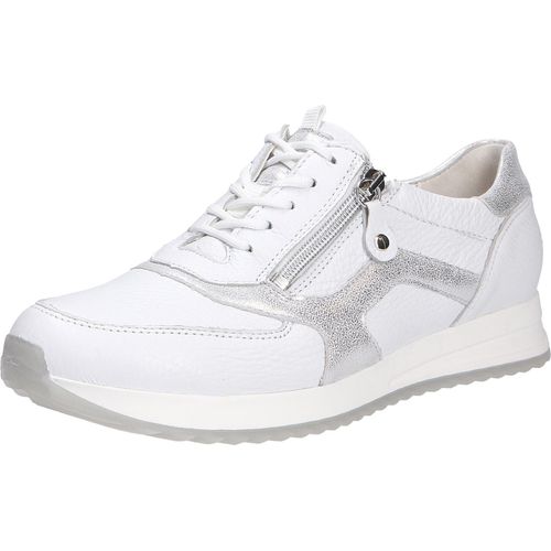 Waldläufer Damen Schnürschuhe, weiß(weisssilber (663)), Gr. 6
